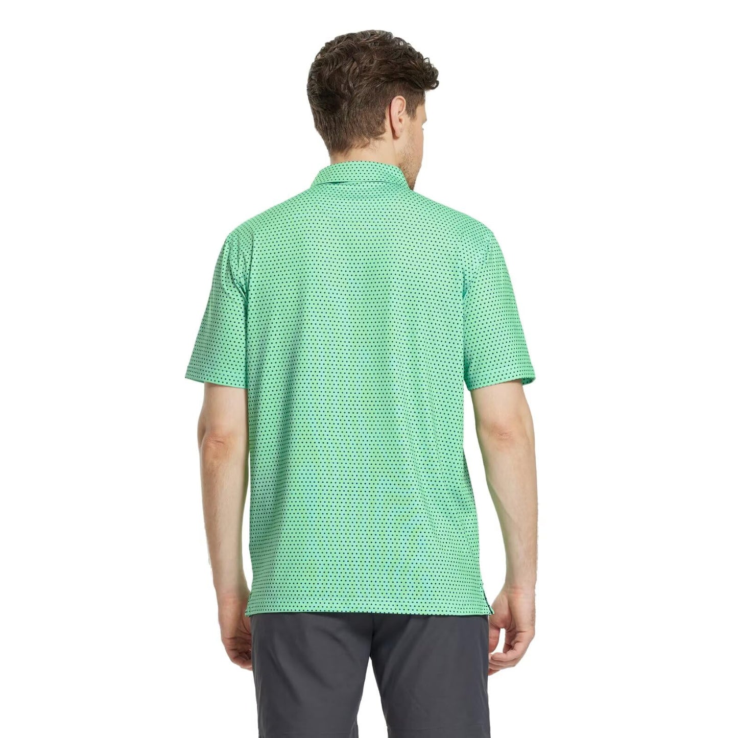 M MAELREG Golf Shirts for Men Dry Fit Print Patterns Performance Moisture Wicking Mens Polo Shirts Short Sleeve