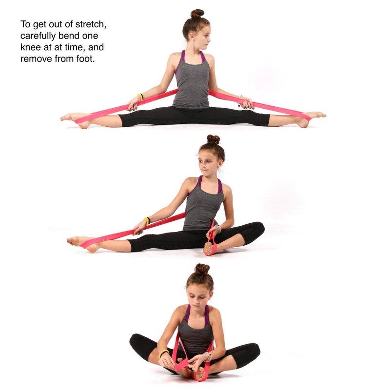Ballet Stretch Band for Dance, Gymnastics, Cheerleading, Pilates. Improves Elastic Flexibility and Enhances Daily Stretching - Designed by PS Athletic