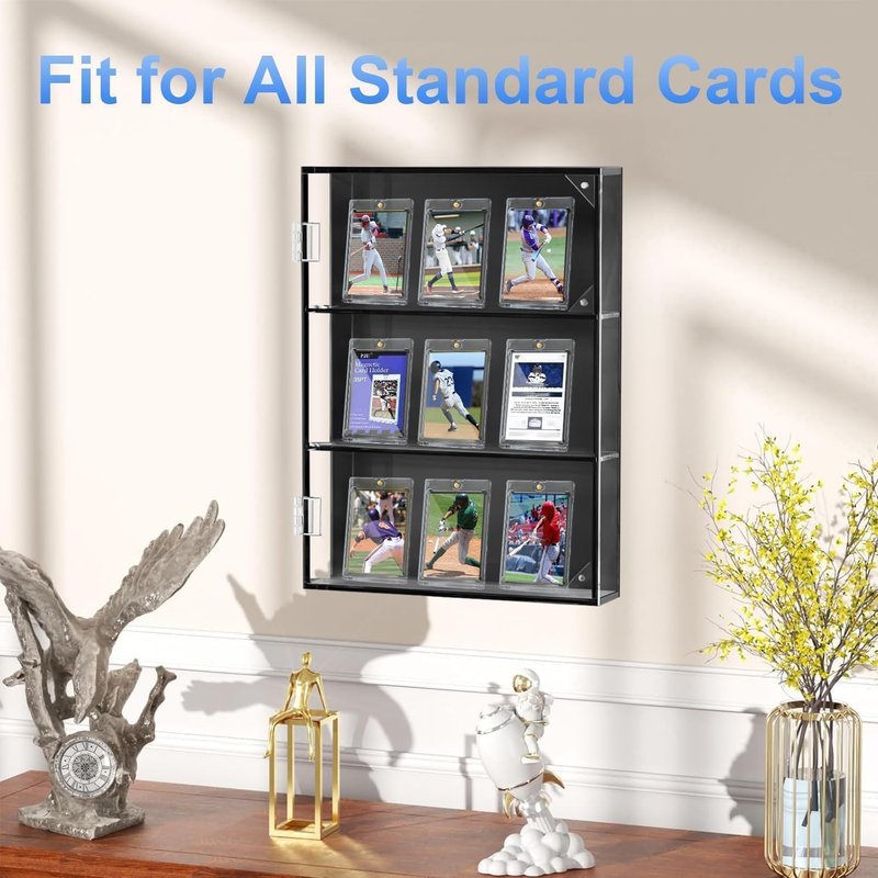 Magnetic Card Holder - 30ct One Touch Trading Card Protectors | Hard Plastic, U-V Protection for Sports Cards