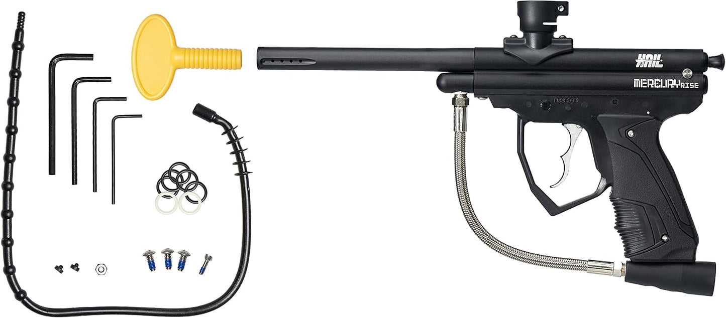 Mercury Rise .50 Caliber Semi-Auto Paintball Gun Marker - High Precision & Performance