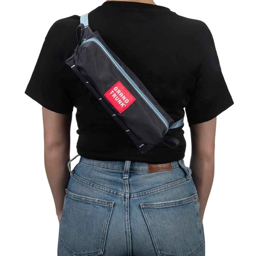 GRAND TRUNK Compass 360° Swivel Camping Stool – Ultra-Light, Foldable & Rotating Travel Chair – Compact & Durable for Outdoors, Hiking, and Fishing – Black