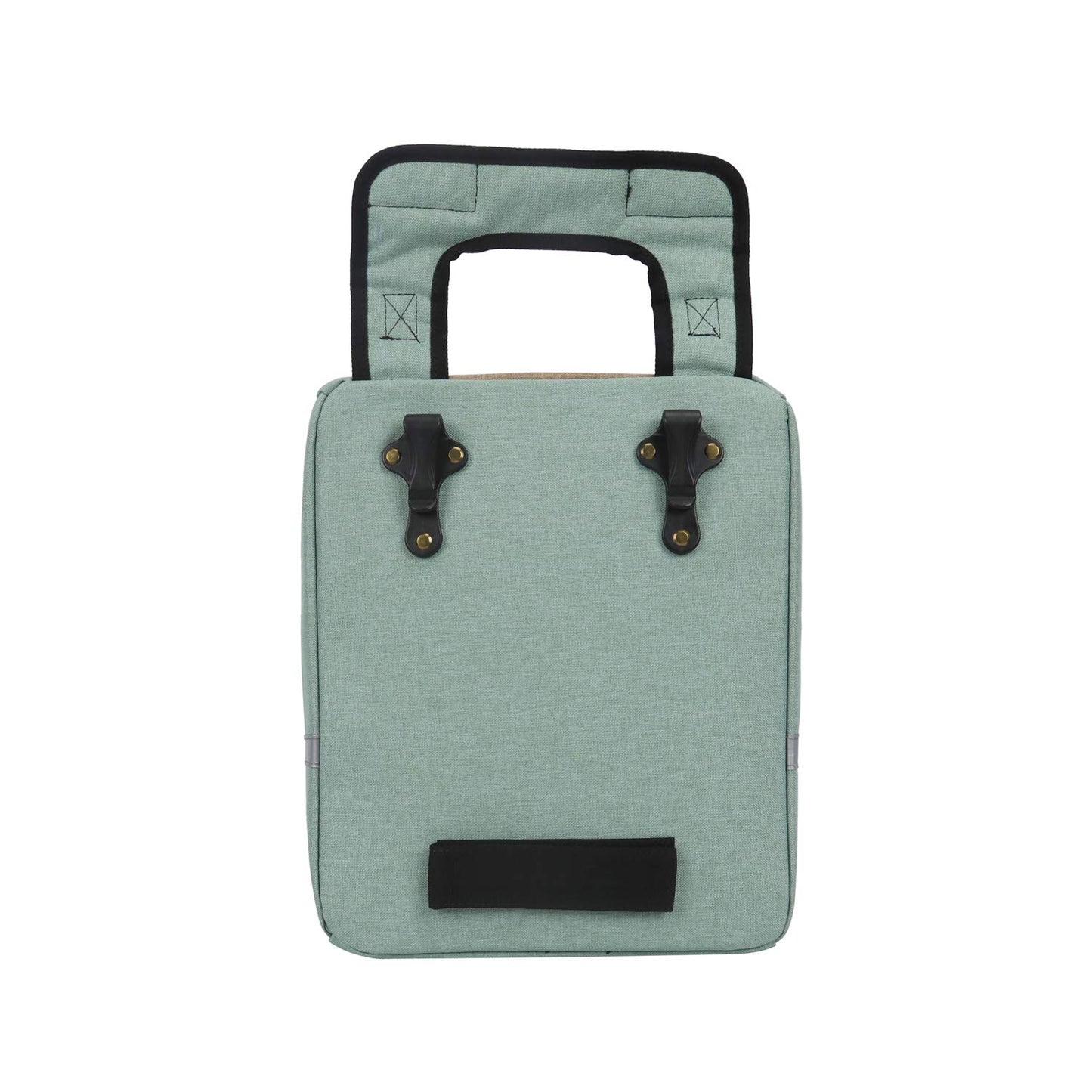 Tourbon Nylon Bicycle Bike Pannier Insulated Lunch Bag Cooler Box 2 Compartment