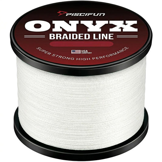 Piscifun Onyx Braided Fishing Line Advanced Superline Braid Lines 300Yd 15lb White