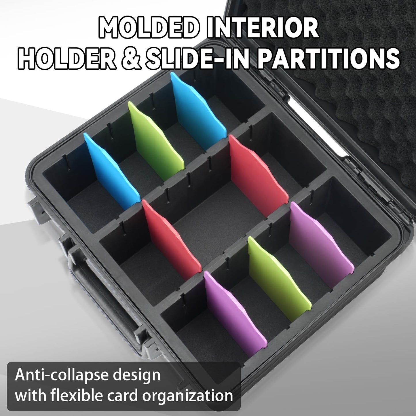 Migitec Hard Shell Toploader Storage Box for 3" x 4" 35PT Rigid Card Holder