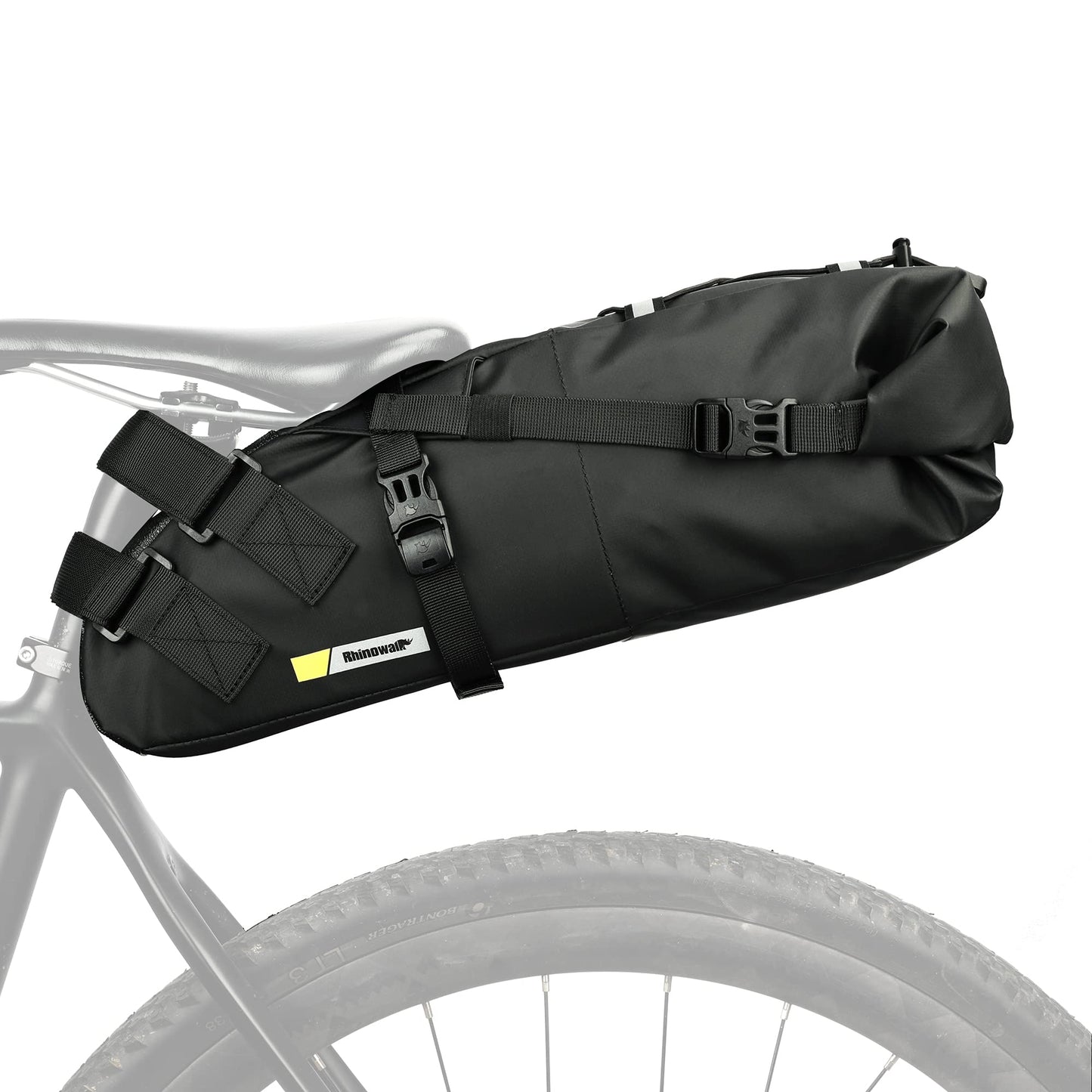 abamita Bike Saddle Bag Waterproof Bike Seat Bag Expandable Capacity Cycling Under Seat Pouch for Mountain Road Biking and Commuting Trips 10L