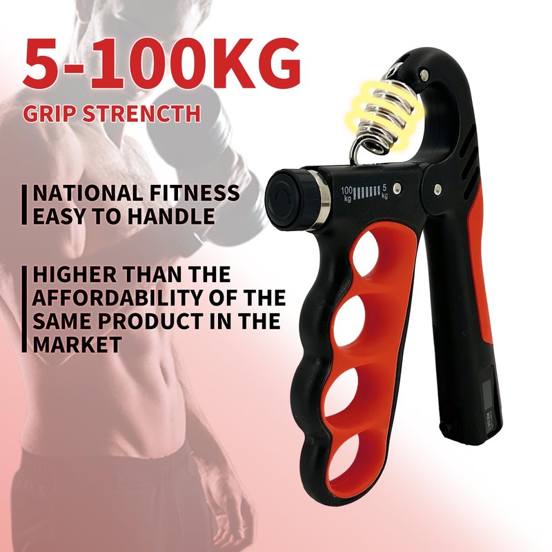 Senston Grip Strength Trainer 2 Pack - Adjustable 11-220Lbs (5-100KG) with Auto Counter, Hand Grip Strengthener, Forearm Exerciser for Athletes, Musicians, Gym, Home, Injury Rehab