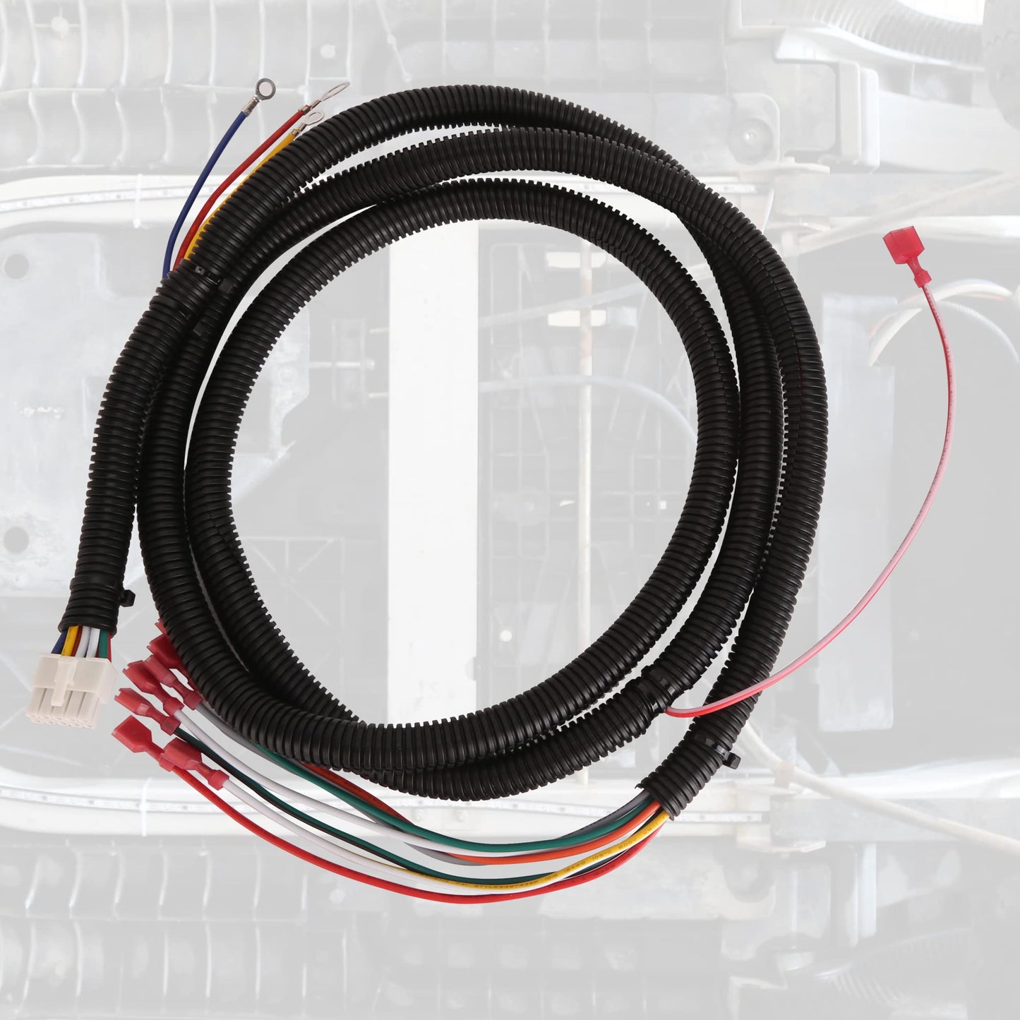 10L0L Golf Cart Control Wiring Harness fit EZGO Electric&Gas TXT PDS Models 36V/48V,OEM 74324-G01,74324-G02