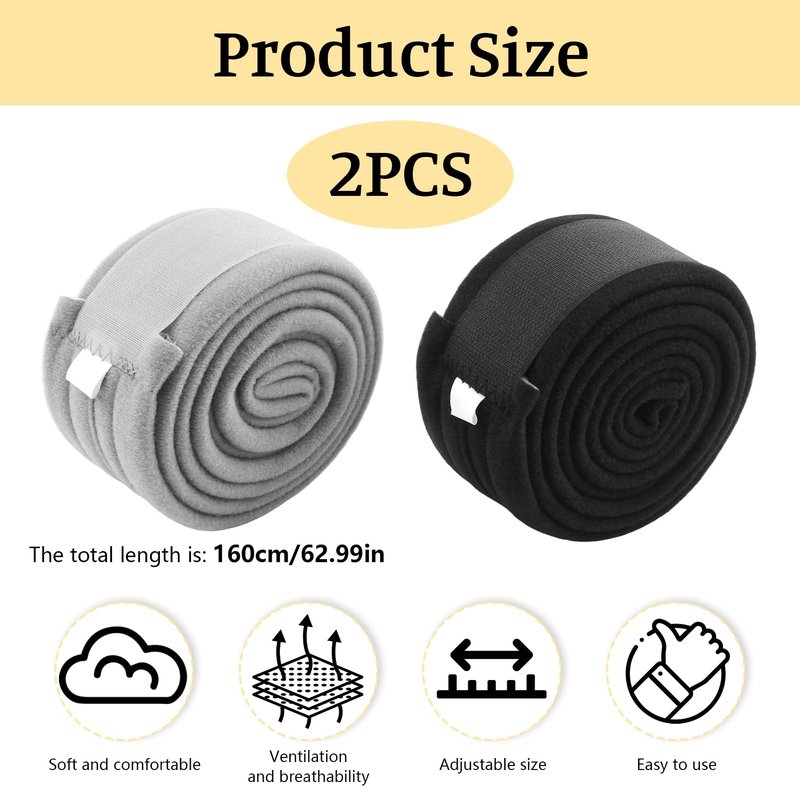 SHFGYG 2-Pack Arm Sling,Adjustable Arm Support Strap,Shoulder Immobilizer for Women Men,Black & Gray Forearm Strap for Elbow Wrist Injury, Torn Rotator Cuff, Clavicle Injury Broken