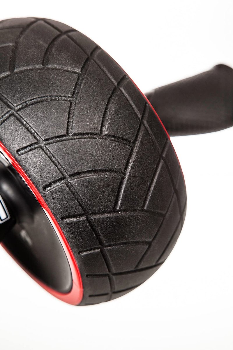 Iron Gym IRG013 Speed Abs Complete Ab Workout System, Abdominal Roller Wheel, 9.4 x 3.6 x 7.9, Black/Red