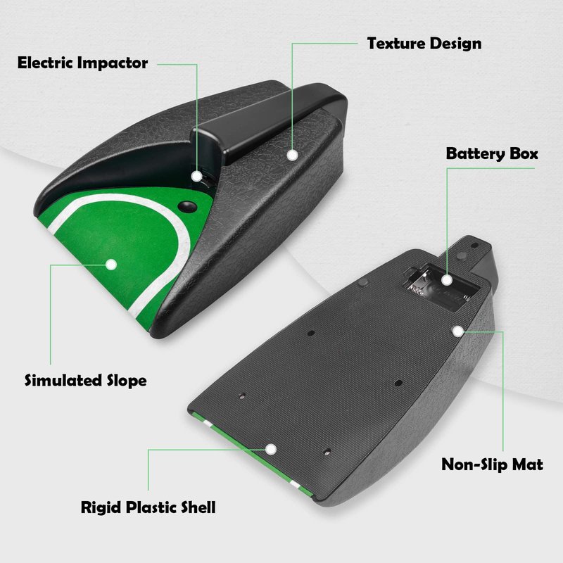 Dorytin Golf Automatic Putting Cup, Practice Return Machine, Auto Putting Returner, Indoor/Outdoor Yard Office