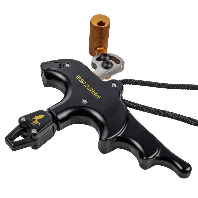 Trophy Ridge Precise Bow Release, 4-Finger T Handle Release, Includes Sling Wrist Strap, Torque Free Caliper-Style Head Rotates a Full 360-degrees, Multi-Position Thumb Trigger