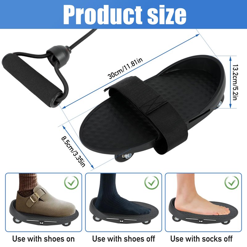 2026 Upgrade Knee Glider for Knee Replacement Recovery Aids, With two types of drawstrings, Knee Therapy Exercise Strengthening Equipment, Physical Therapy Equipment for ACL PCL MCL LCL Surgery, Improve Mobility & Relieve Pain