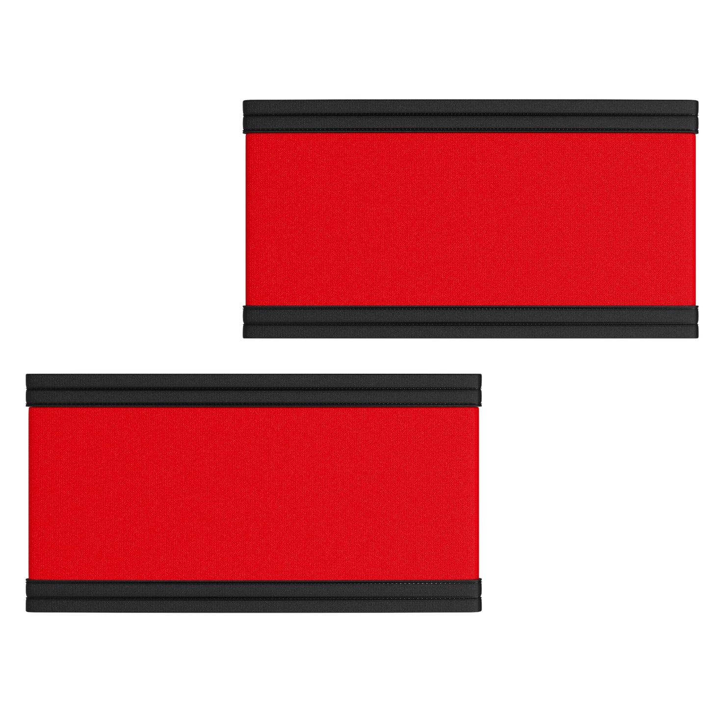 Great Call Athletics | Ice Hockey Referee Armbands Red Orange Arm Band for Umpire Jersey Linesman Force Penalties Pair of 2 (Red, Small/Medium (38-46))