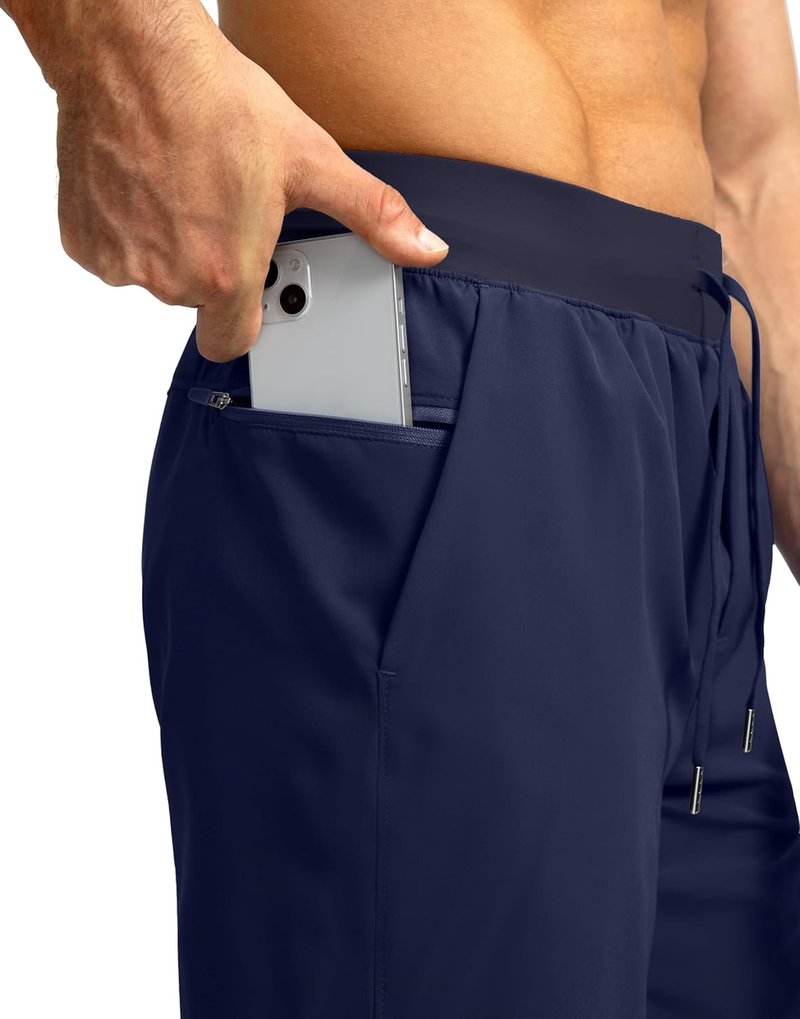 Men's Running Shorts - Quick Dry Athletic Shorts with Zipper Pockets | 9"/7"/5" Sizes for Gym & Basketball
