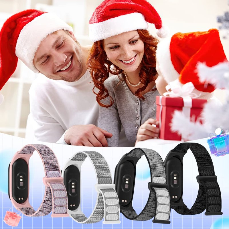 TumpCez Solo Loop Nylon Strap Compatible with Xiaomi Mi Band 6 5 4 3/Amazfit Band 5 Straps,Soft Adjustable Colorful Sports Replacement Band for Xiaomi Mi Band 6 5 (NFC) for Men Women