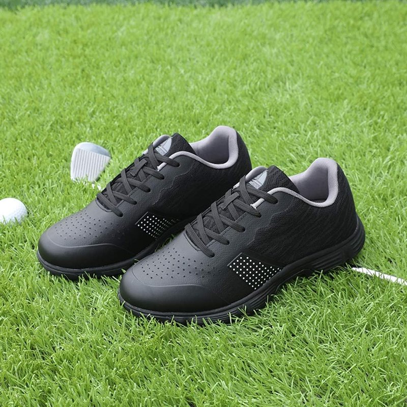 Waterproof Golf Shoes for Men - Professional Spiked Sneakers | Anti-Slip Outdoor Footwear