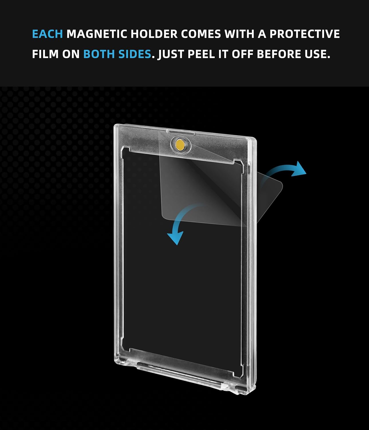 Magnetic Card Holder - Anti-UV Hard Acrylic for Trading & Baseball Cards | 1PC