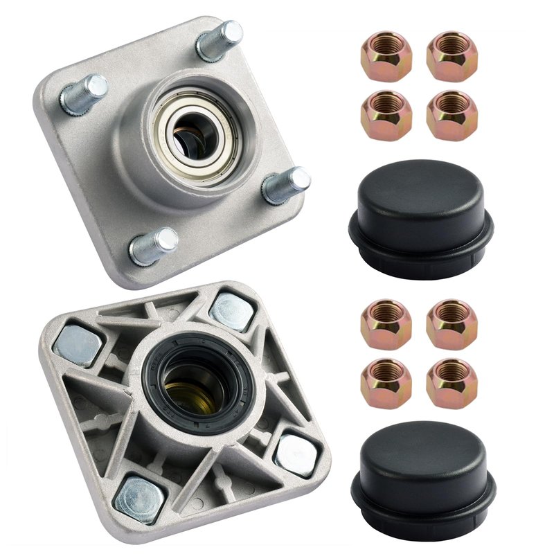 Roykaw Front Wheel Hub Assembly with Hub Bearing Compatible with Yamaha G2/G8/G9/G14/G16/G19/G22/G29 Drive, OEM#JG5-WF511-10-00,JG5-WF511-00