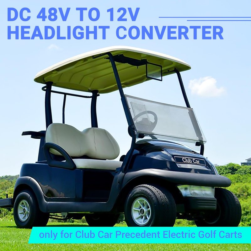 DRIVE UP DC Voltage Reducer 48V Step Down to 12V 15A Buck Converter Waterproof Voltage Regulator Kit Fits for Club Car Precedent 2004-Up Golf Carts