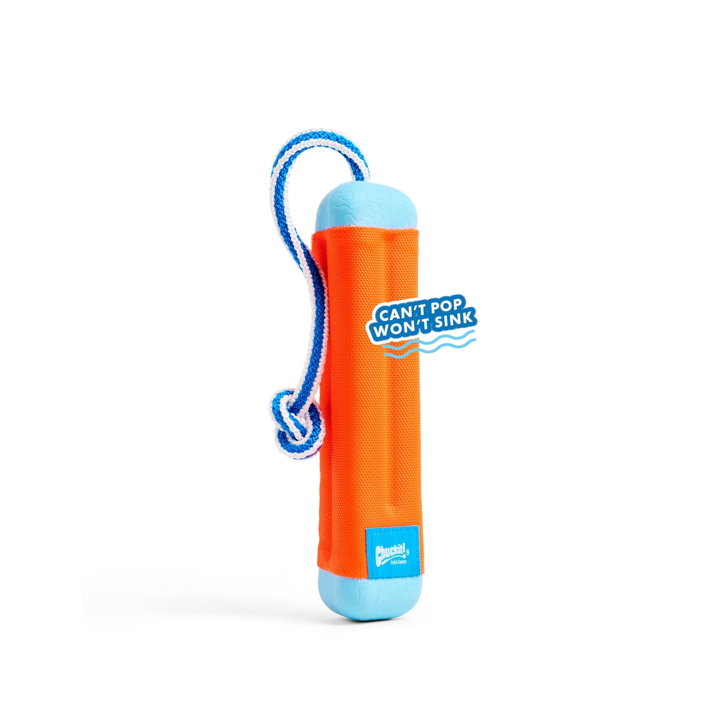 Chuckit! Amphibious Bumper Floating Fetch Dog Toy For Waterplay, Small For Dogs Up To 60 lb, 1.62"L x 8.5” H x 3.5" W, Assorted