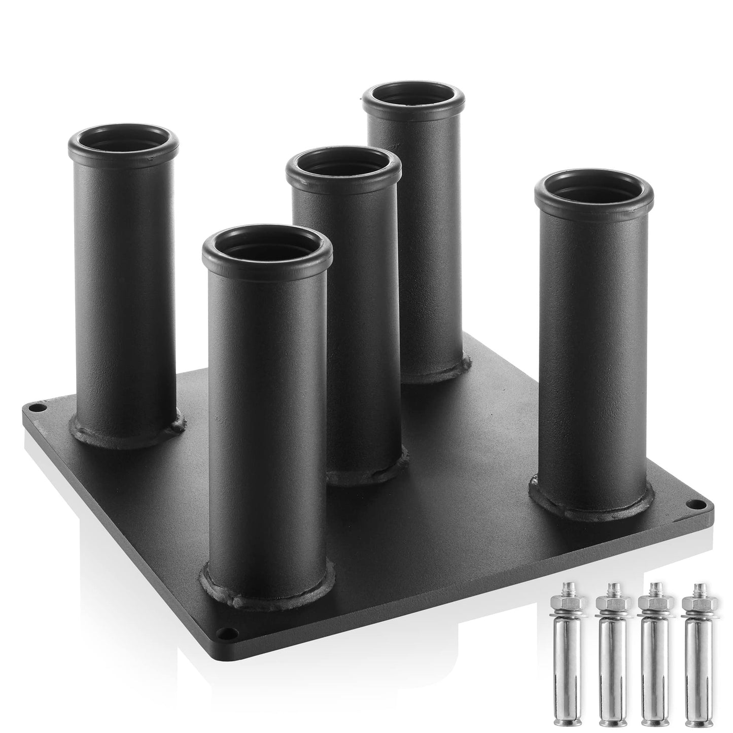 Philosophy Gym Vertical Barbell Holder - Classic 5 Bar Storage Stand for 2" Olympic Bars