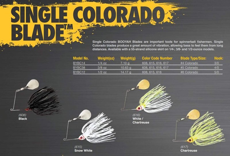 Colorado Blade Spinner Bait Fishing Lure - Perfect for Bass Fishing