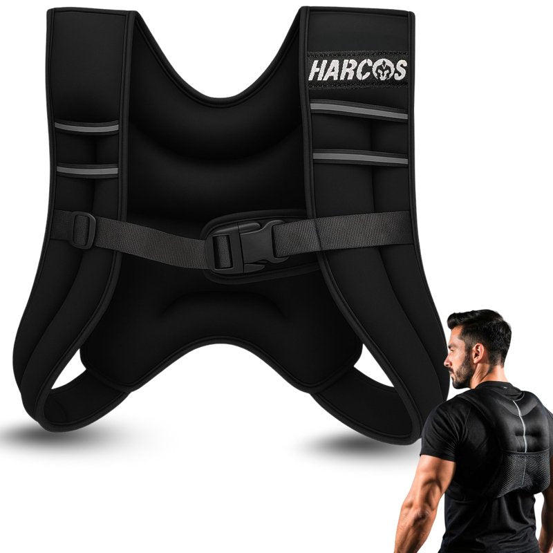 Harocs Weighted Vest for Men and Women - 6lbs with Adjustable Strap Training Vest for Running, CrossFit, and Workouts breathable & durable