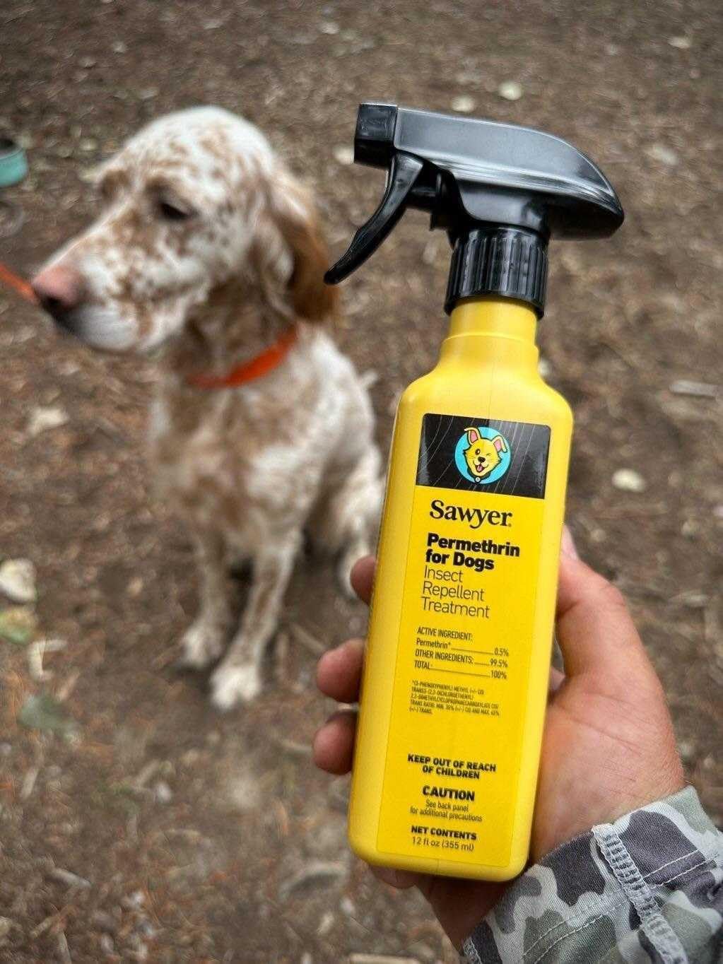Permethrin Insect Repellent Treatment for Dogs - Sawyer Products SP624