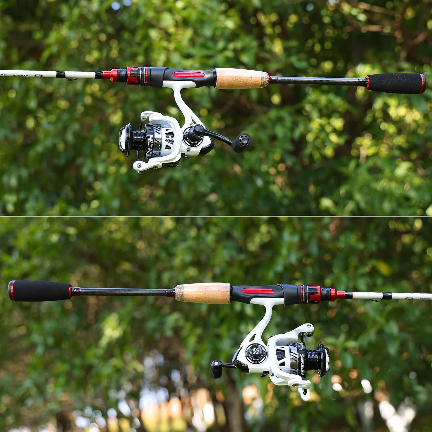 Sougayilang Fishing Rod and Reel Combo, Spinning Combo, 5.9ft, Medium Heavy, 2pcs, 2000 Reel
