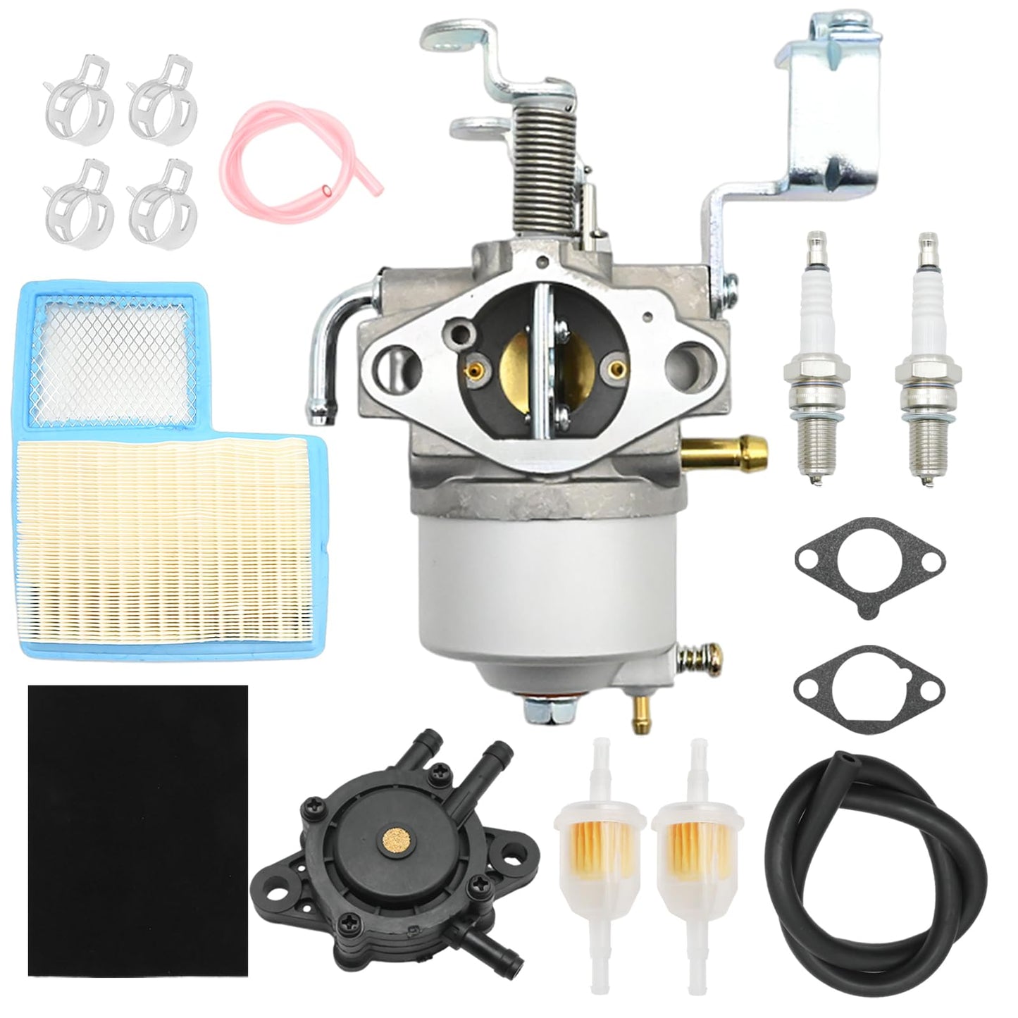 Aynaxcol JN6-14101-14 JN6-14101-15 Carburetor Carb Replacement for Yamaha Golf Cart G16 G17 G18 G19 G20 G21 1996-2002 4 Cycle Engine Tune Up Kit JN6-14101-10 JN6-14101-00 JN6-13567-00 JN3-14101-00