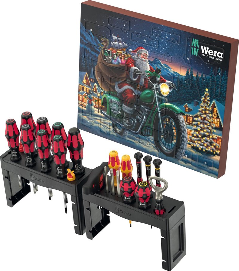 Wera 05136610001 Advent Calendar 2025, 28 pieces