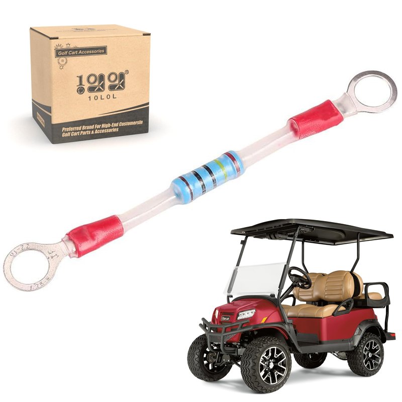 10L0L Golf Cart Solenoid Resistor for Golf Cart EZGO Columbia Club Car (1990 Up) Solenoid Resistor Assembly Replaces 21764G1 70592-87 1014947