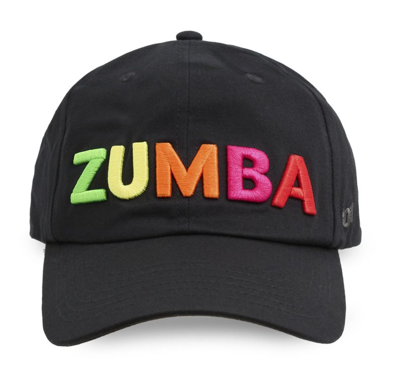 ZUMBA Hat for Women – Black Hat Women Baseball Cap – Adjustable Cute Workout Cap with Embroidered Logo for Gym, Fitness, Fashion, Everyday Wear, and Stylish Unisex Look for Men