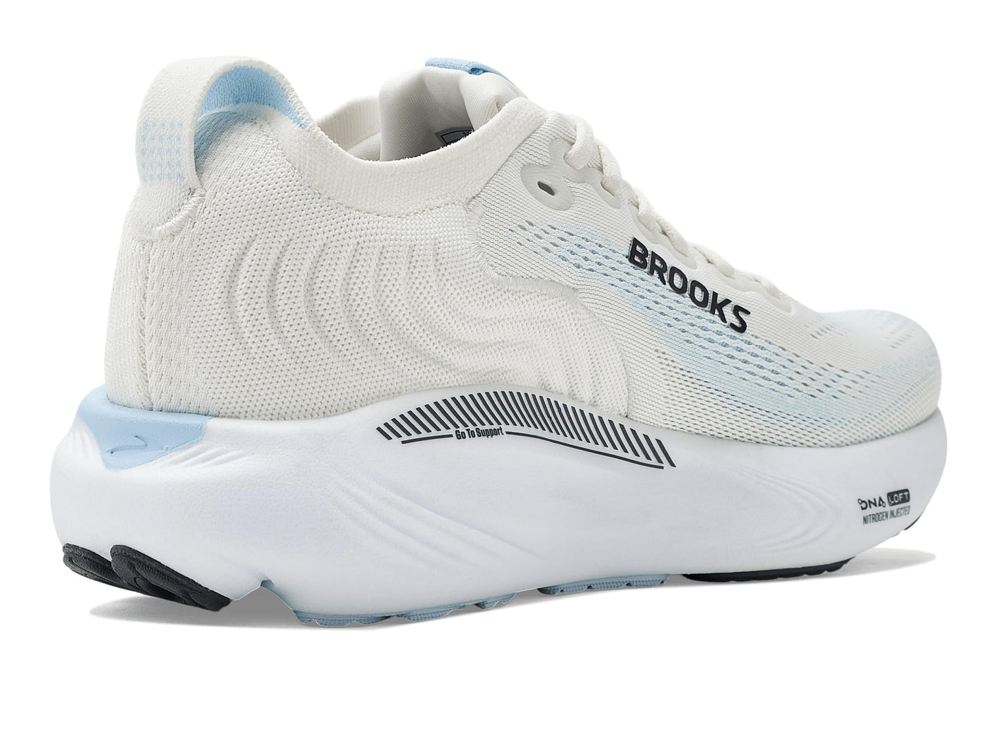 Brooks Women’s Adrenaline GTS 25 Supportive Running & Walking Shoe - Star White/Nantucket/Chrome - 9.5 Medium