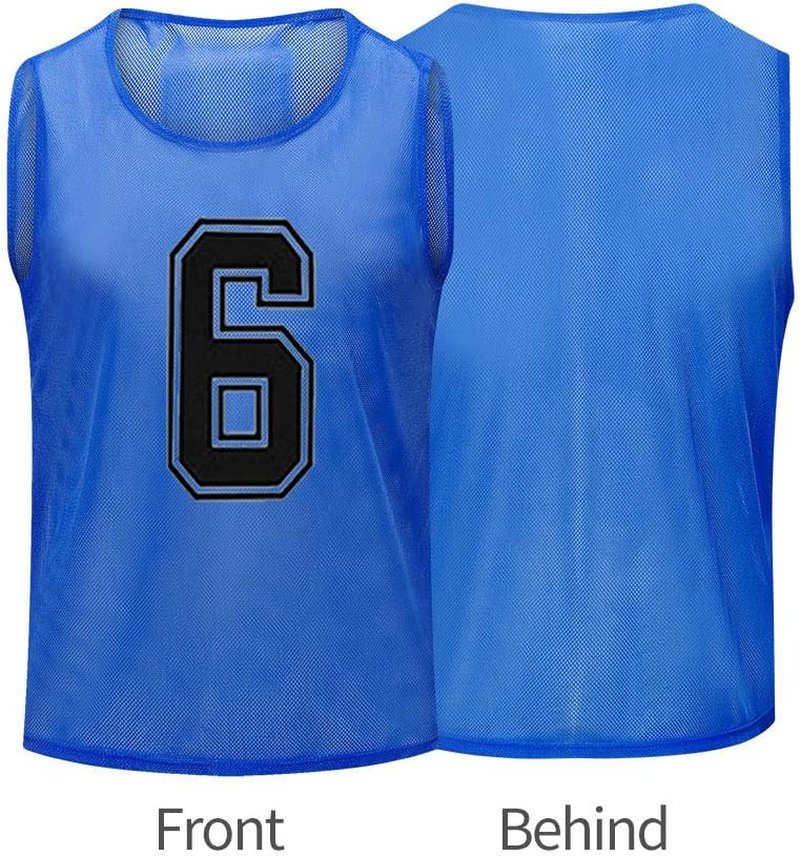 Basketball Jersey - Adult Pinnies | Kids Scrimmage Vests for Soccer Training