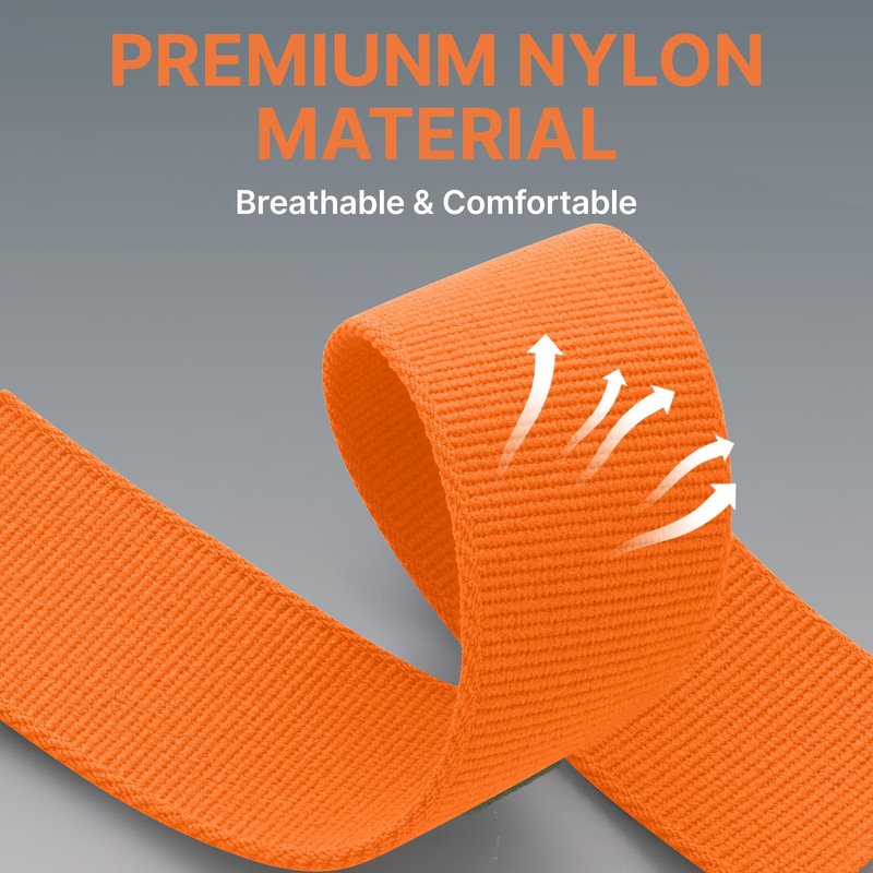 Bandletic Nylon Compatible with Garmin Fenix 8 Pro Band - 26mm Quick Fit Sports Strap for Fenix 7X 6X Pro/5X Plus/3/3 HR/Instinct 2X Solar 3 50mm/Enduro/Quatix/Tactix/Epix Pro 2/D2 Mach 1/Descent Mk3i