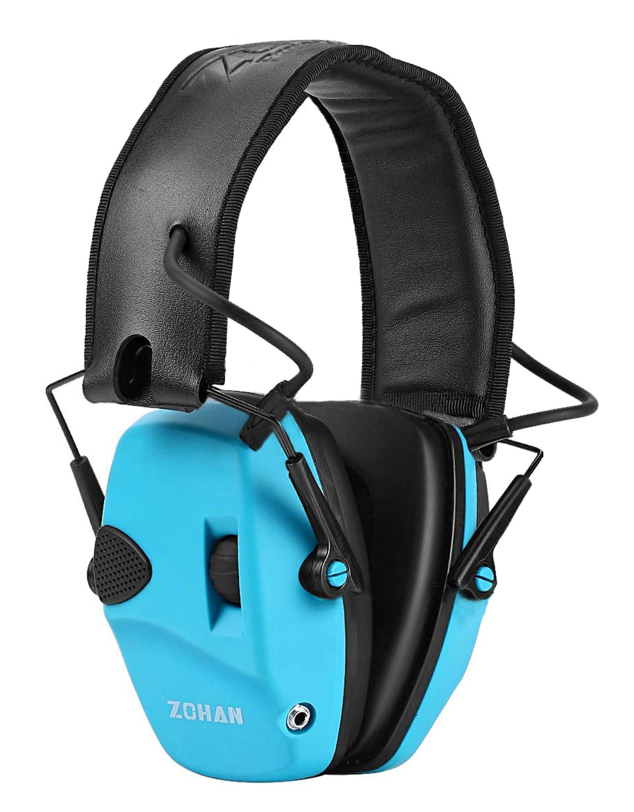 ZOHAN EM054 Electronic Shooting Ear Protection with 4X Sound Amplification, Slim Active Noise Reduction Earmuffs for Gun Range