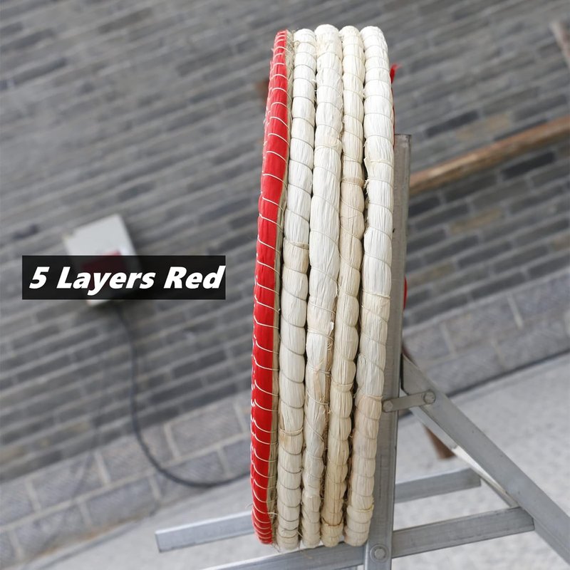 5 Layer Red Archery Target Bundle - Durable Stand Included | Ideal for Practice