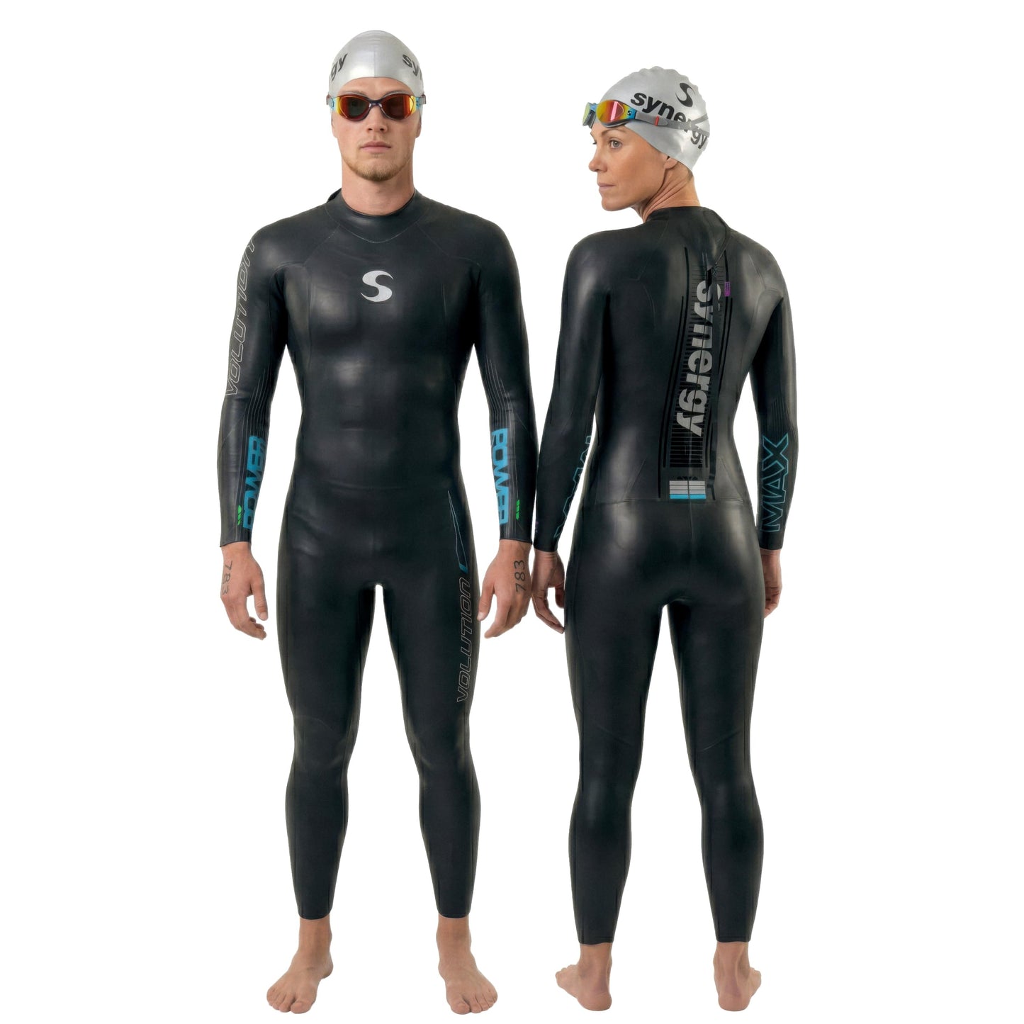 Synergy Women's Volution 3/2mm Triathlon Wetsuit - Full Sleeve Open Water (Women, Women's P1)
