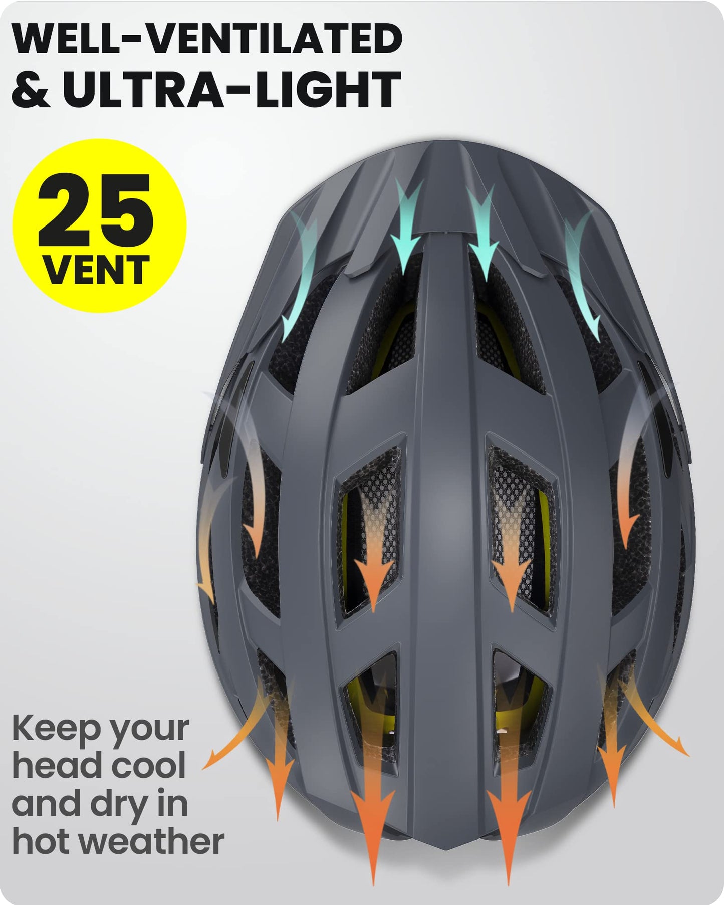 OutdoorMaster MIPS Adult Recreational Cycling Helmet - Midnight Blue,L