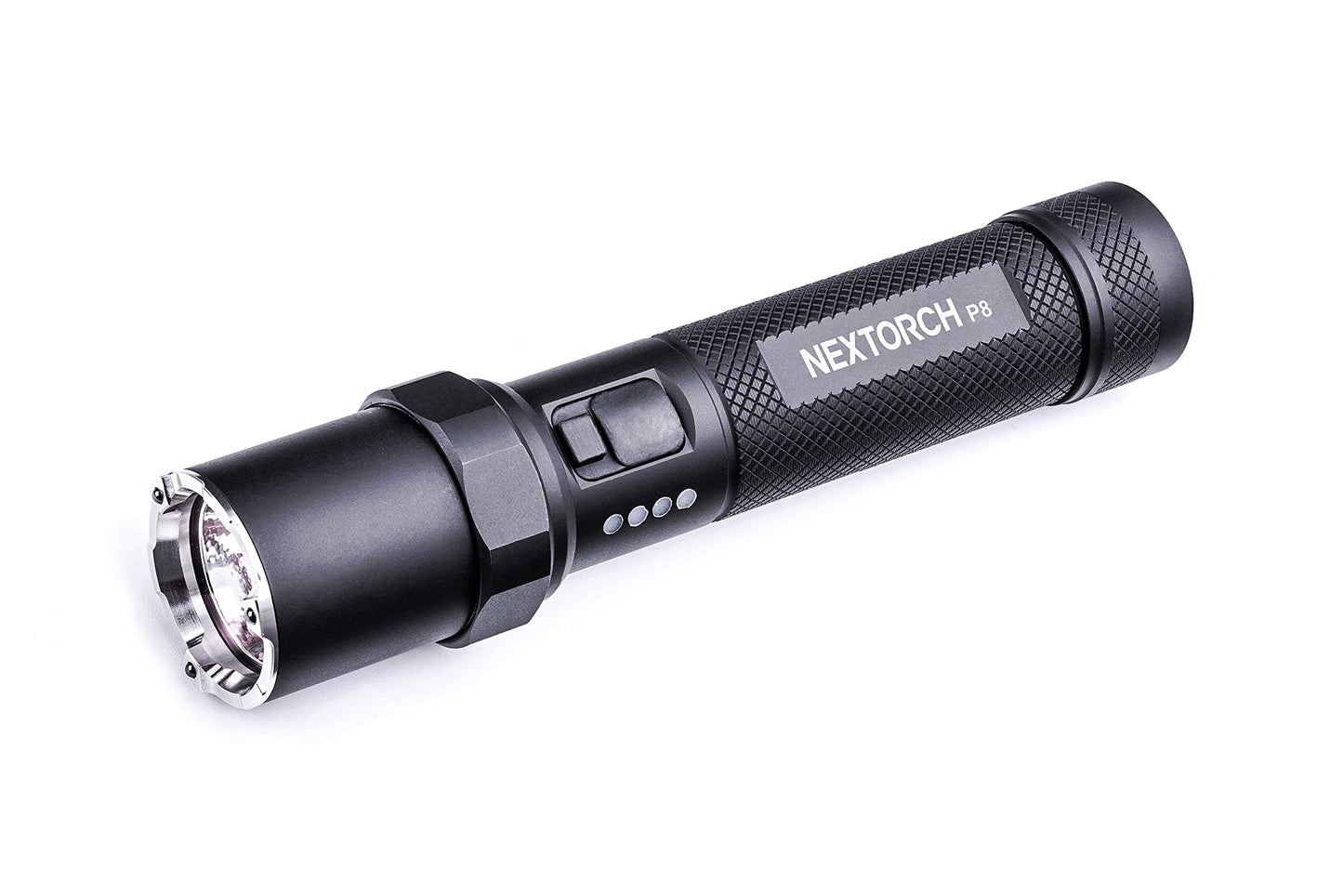 NEXTORCH P8 Rechargeable Flashlight High Lumens, 1600 Lumens LED Police Flashlight with 5 Modes & Strobe & Ceramic Glass Breaker for Daily Use, Night Duty, Dog Walking, Outdoor Adventure