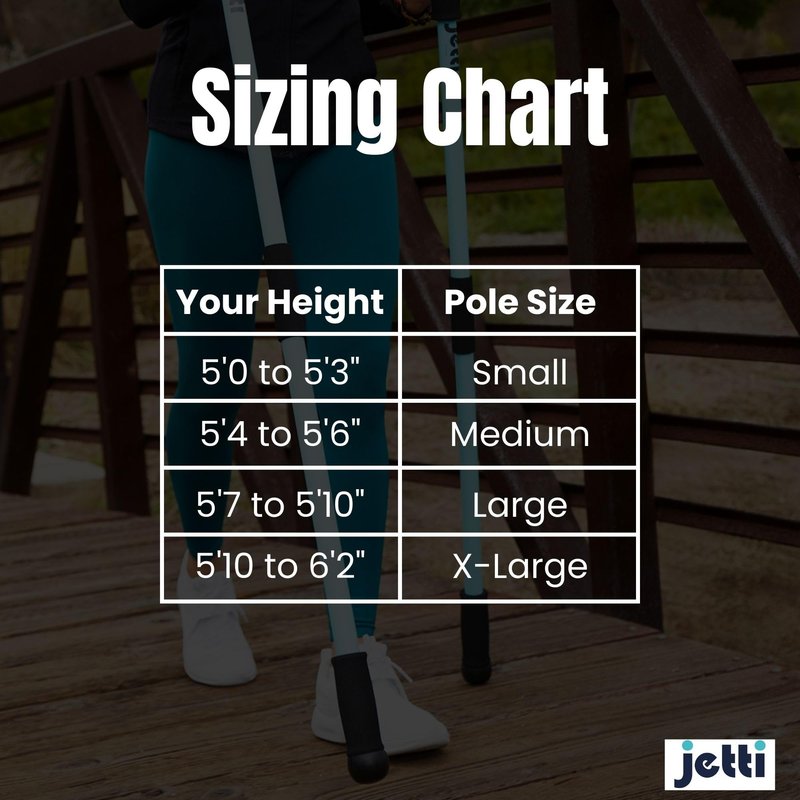 Perfectly Weighted Walking Poles for Full-Body Workouts, Enhanced Stability, and Improved Posture | Includes 2 Walking Poles & Carrying Case | 2.2 lbs
