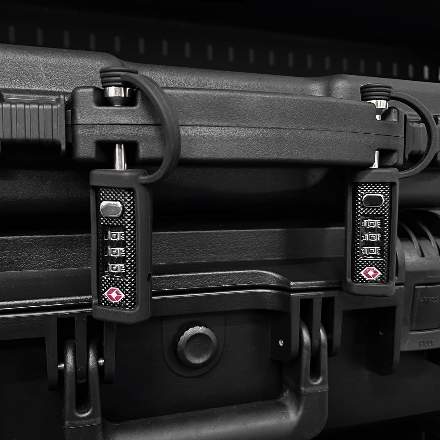 TSA Approved Firearm Travel Case - Hard Pistol Gun Case with Cut-Proof Locks | Secure for Rifles, Revolvers, Handguns
