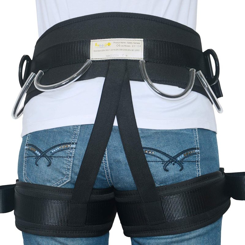 HeeJo Climbing, Safety Safe Seat Belt for Outdoor Tree Climbing, Outward Band Expanding Training Large Size,Climbing Gear