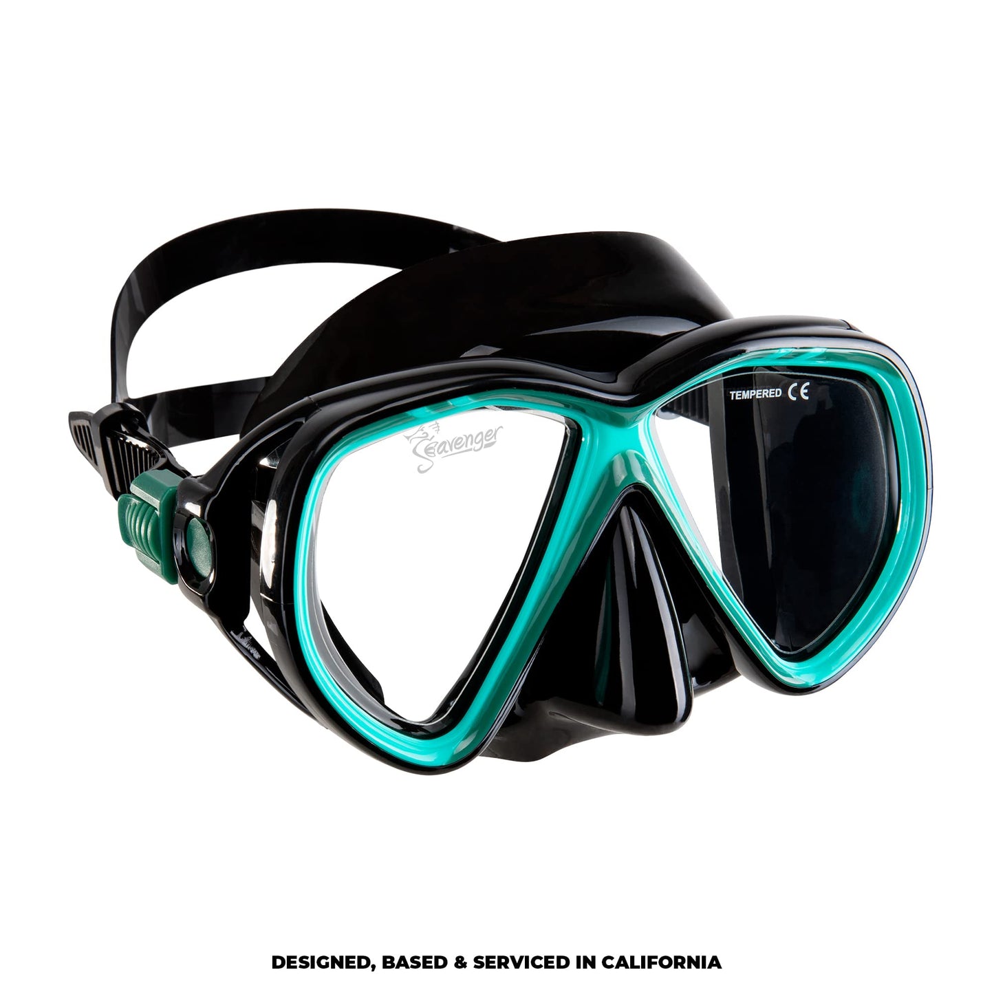 Seavenger Hanalei Snorkel and Anti-Fog Mask Set (Seafoam Green)