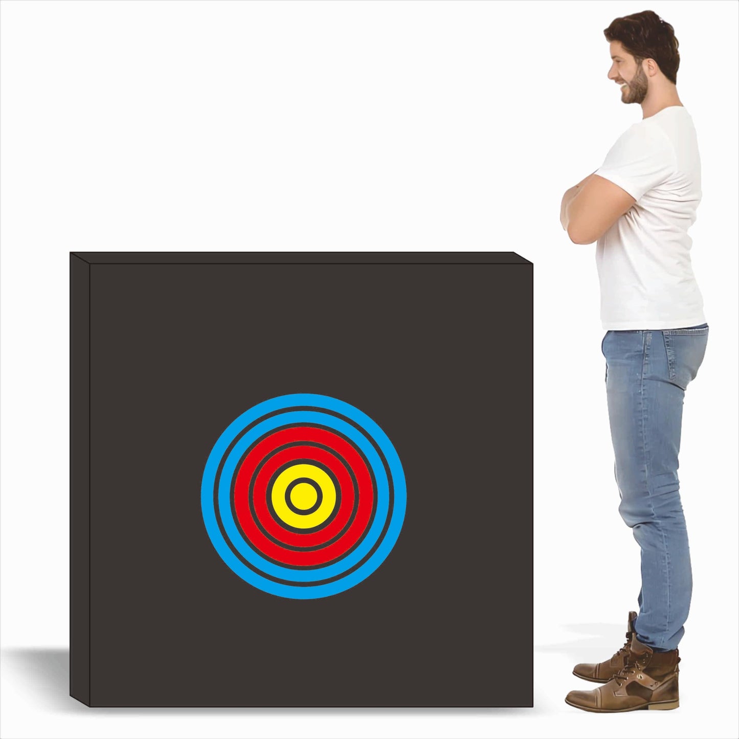 36×36×4 in Extra Large Foam Target High-Density Archery Bow & Arrow Target for Backyard Shooting Practice