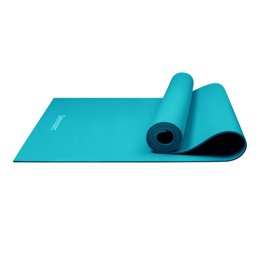 Retrospec Pismo Yoga Mat w/Nylon Strap for Men & Women - Non Slip Excercise Mat for Yoga, Pilates, Stretching, Floor & Fitness Workouts,Turquoise