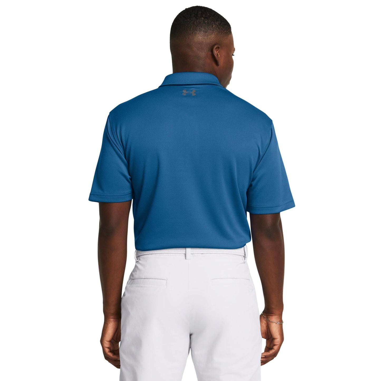Under Armour Men's Tech Golf Polo, (406) Photon Blue / / Pitch Gray, 4X-Large