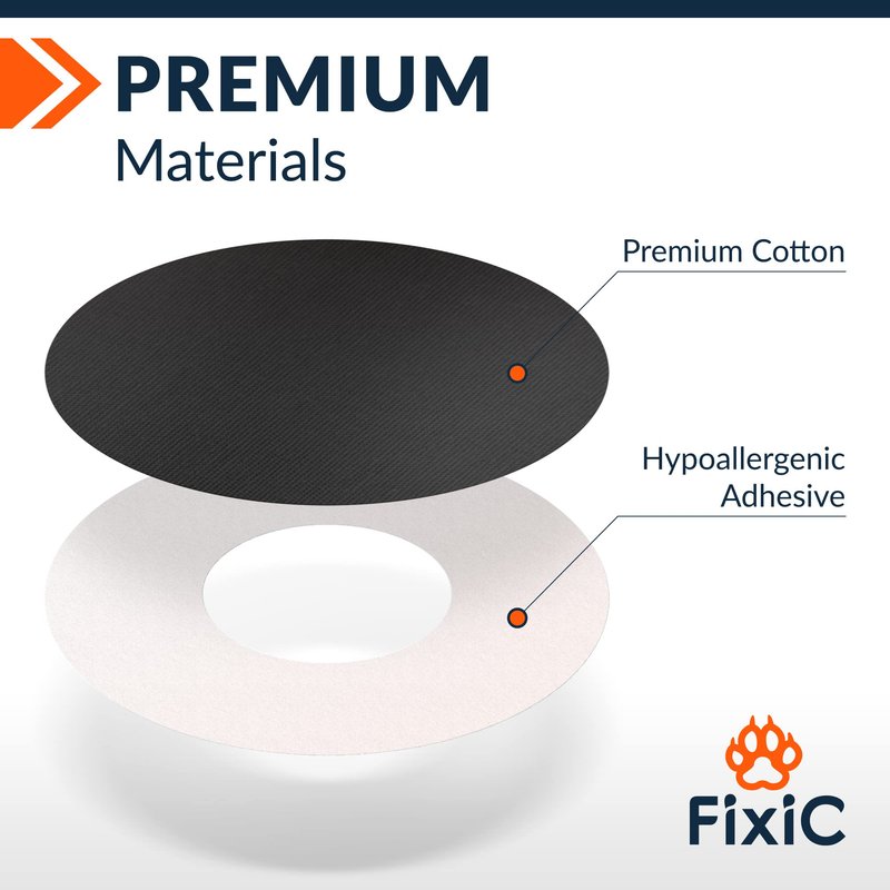 Fixic Libre 3 Sensor Covers - 25 Pack - Perfect Freestyle Adhesive Patches for Libre 3 & Plus Sensors - No Glue in the Center - Pre-Cut Back Paper - The Best Fixation for Your Sensor! (Upgraded, Tan)