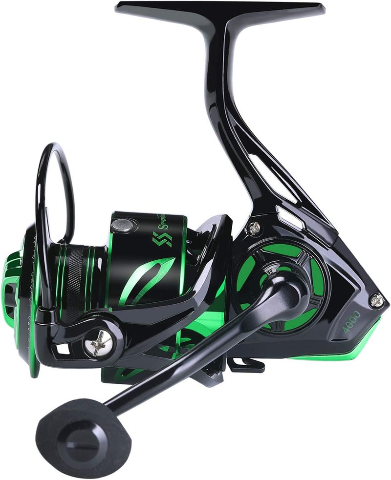 Sougayilang Fishing Reels | Lightweight Saltwater Spinning Reel - 39.5 LB Carbon Fiber Drag, 12+1 BB Smooth Performance